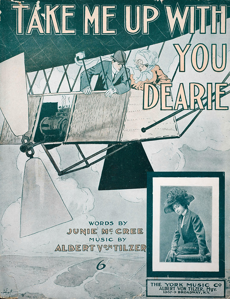 Illustration for article titled 30 Hundred-Year-Old Sheet Music Covers Celebrating the Joy and Thrill of Flight